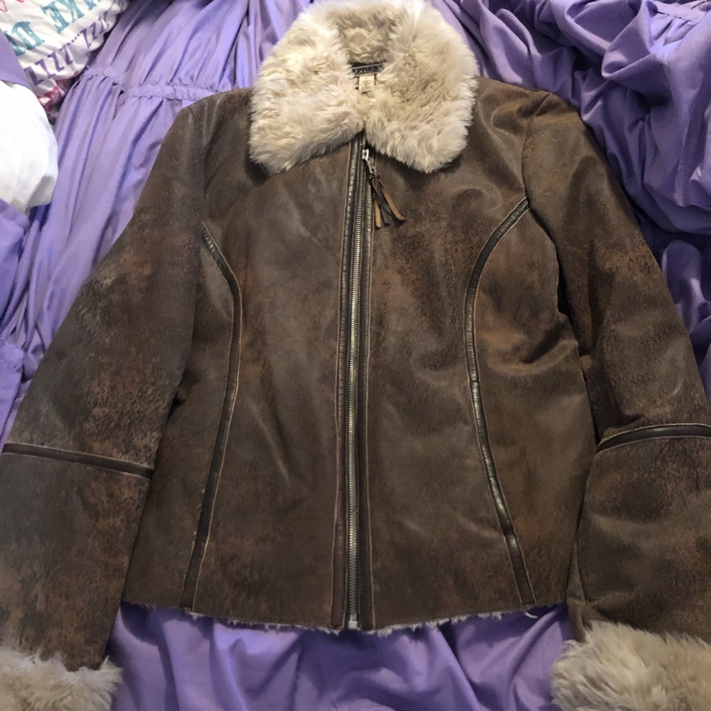 Leather jacket